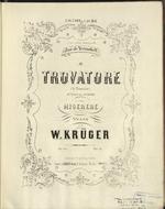 Il trovatore (le Trouvère) : opéra de Verdi : Miserere transcrit pour le piano, op. 60